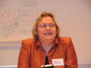 Die Tagesleiterin auf dem Kooperationsseminar, Foto: Th. Wahl-Aust