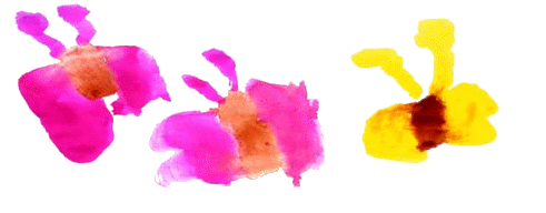 Mit Wasserfarben gemalte Schmetterline