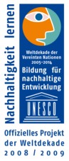 Logo offizielles Projekt der Unesco