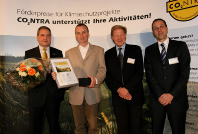 Auszeichnung im Rahmen der Klimaschutzinitiative CO<sub>2</sub>NTRA