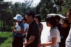 Umweltpädagogen im Milu-Park